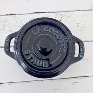 Staub Dark Blue Dutch Oven Mini Cocotte